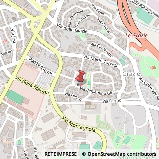 Mappa Via Beniamino Gigli, 7, 60100 Ancona, Ancona (Marche)