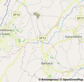 Mappa Strada Provinciale dei Castelli, 60010 Barbara AN, Italia (1.55385)