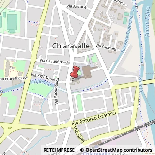 Mappa Piazza Risorgimento 11, 60033 Chiaravalle AN, Italia, 60033 Chiaravalle, Ancona (Marche)