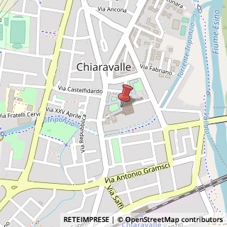 Mappa Piazza Giuseppe Garibaldi, 60033 Chiaravalle AN, Italia, 60033 Chiaravalle, Ancona (Marche)