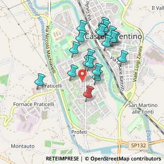 Mappa Via Alcide de Gasperi, 50051 Castelfiorentino FI, Italia (0.4465)