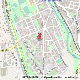 Mappa Via Alcide de Gasperi, 14, 50051 Castelfiorentino FI, Italia, 50051 Castelfiorentino, Firenze (Toscana)