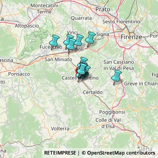 Mappa Via Alcide de Gasperi, 50051 Castelfiorentino FI, Italia (6.86143)