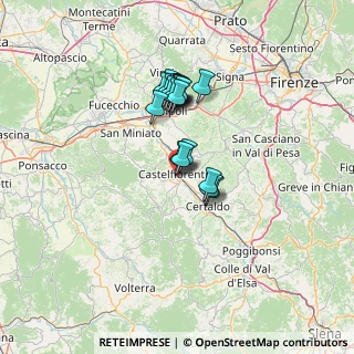 Mappa Via Alcide de Gasperi, 50051 Castelfiorentino FI, Italia (10.724)