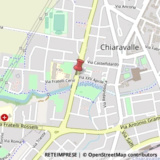 Mappa Via Giuseppe Verdi, 74A, 60033 Chiaravalle AN, Italia, 60033 Chiaravalle, Ancona (Marche)