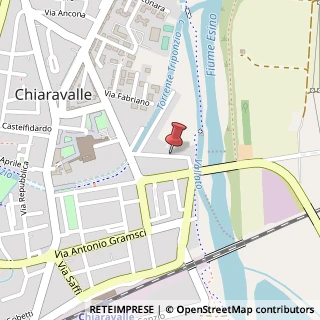 Mappa Via Enrico Toti, 39, 60033 Chiaravalle, Ancona (Marche)