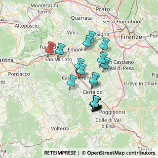 Mappa Via Filippo Turati, 50051 Castelfiorentino FI, Italia (12.2885)