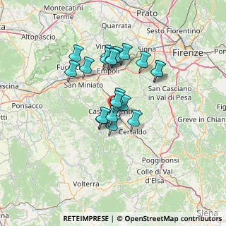 Mappa Via Filippo Turati, 50051 Castelfiorentino FI, Italia (10.8985)