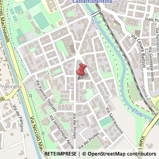 Mappa Via Filippo Turati, 8, 50051 Castelfiorentino, Firenze (Toscana)