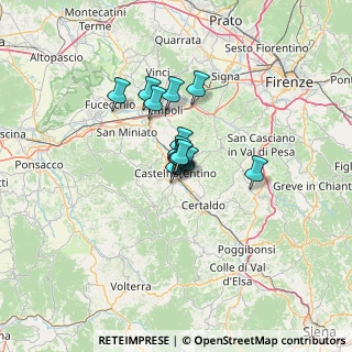 Mappa Via Giuseppe Verdi, 50051 Castelfiorentino FI, Italia (6.905)