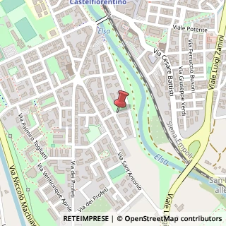 Mappa Via E. Bocci, 28, 50051 Castelfiorentino, Firenze (Toscana)