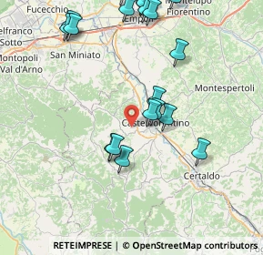 Mappa Via del Rio Morto di Sopra, 50051 Castelfiorentino FI, Italia (9.6295)