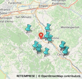 Mappa Via del Rio Morto di Sopra, 50051 Castelfiorentino FI, Italia (6.47833)