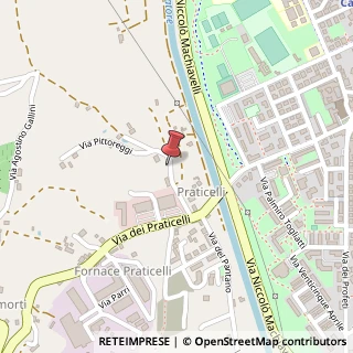 Mappa Via Francesco Pittoreggi, 2, 50051 Castelfiorentino, Firenze (Toscana)