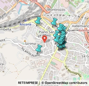 Mappa Via Pesaro, 60128 Ancona AN, Italia (0.3585)