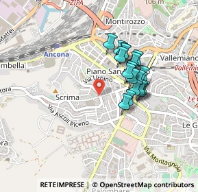 Mappa Via Pesaro, 60128 Ancona AN, Italia (0.36)