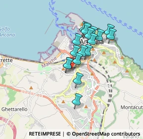 Mappa Via Pesaro, 60128 Ancona AN, Italia (1.39667)