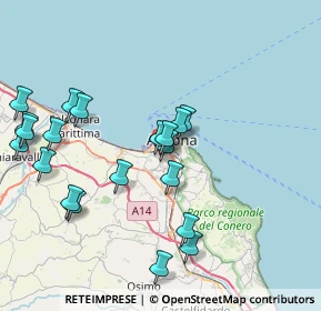 Mappa Via Pesaro, 60128 Ancona AN, Italia (8.567)