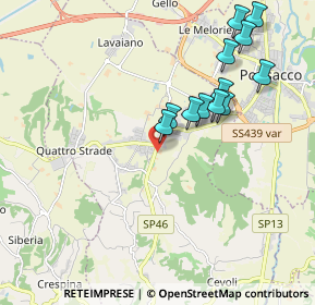 Mappa Via Risorgimento, 56035 Casciana Terme Lari PI, Italia (1.97333)