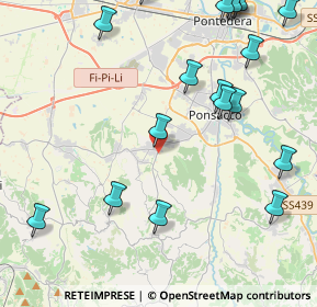 Mappa Via Risorgimento, 56035 Casciana Terme Lari PI, Italia (6.0045)