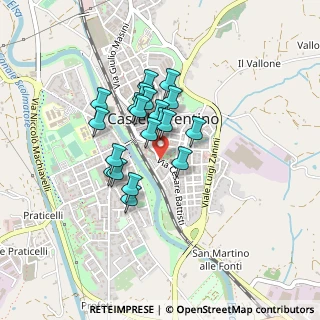 Mappa Piazza Camillo Benso Conte di Cavour, 50051 Castelfiorentino FI, Italia (0.319)