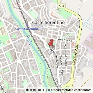 Mappa Piazza delle fiascaie 13, 50051 Castelfiorentino, Firenze (Toscana)