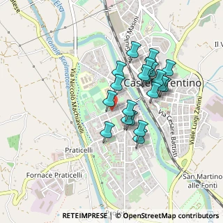 Mappa Via Dino, 50051 Castelfiorentino FI, Italia (0.375)