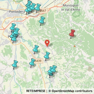 Mappa Via XXX Novembre, 56036 Palaia PI, Italia (6.046)