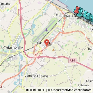 Mappa Via Gino Tommasi, 60015 Falconara Marittima AN, Italia (4.24182)