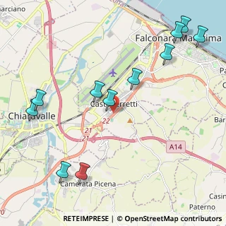 Mappa Via Gino Tommasi, 60015 Falconara Marittima AN, Italia (2.68182)