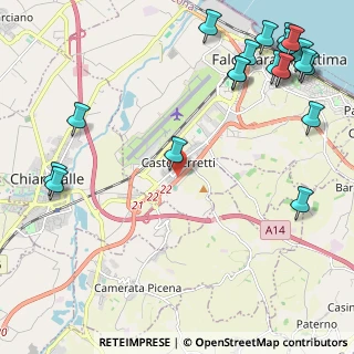 Mappa Via Gino Tommasi, 60015 Falconara Marittima AN, Italia (3.2395)