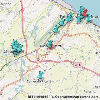 Mappa Via Gino Tommasi, 60015 Falconara Marittima AN, Italia (2.9425)