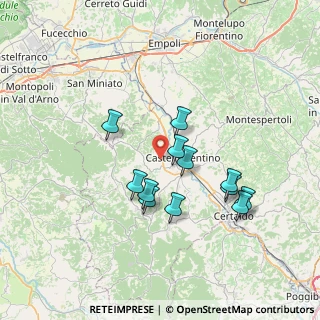 Mappa Via Del Morto Di Sopra Rio, 50051 Castelfiorentino FI, Italia (6.51)