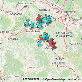 Mappa Via Del Morto Di Sopra Rio, 50051 Castelfiorentino FI, Italia (11.4255)