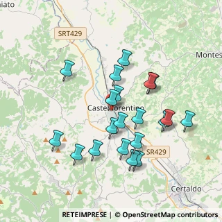 Mappa Via B. Gozzoli, 50051 Castelfiorentino FI, Italia (3.587)