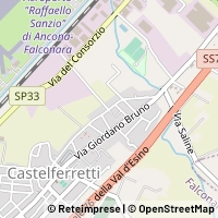 Mapa Falconara Marittima