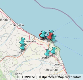 Mappa 60100 Torrette AN, Italia (8.20727)