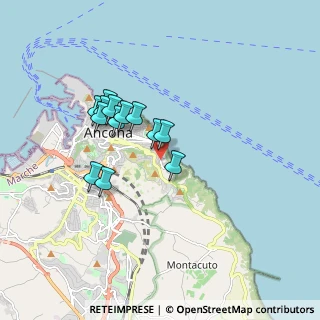 Mappa Via Raffaele della Pergola, 60124 Ancona AN, Italia (1.45923)