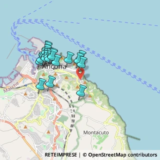 Mappa Via Raffaele della Pergola, 60124 Ancona AN, Italia (1.803)