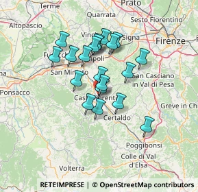 Mappa Via dei Mille, 50051 Castelfiorentino FI, Italia (11.1215)