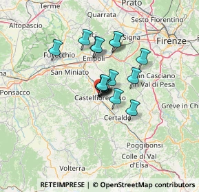 Mappa Via dei Mille, 50051 Castelfiorentino FI, Italia (8.57438)