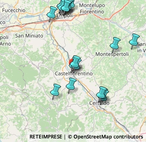 Mappa Via dei Mille, 50051 Castelfiorentino FI, Italia (9.498)