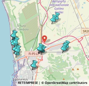 Mappa A12 Genova - Roma, 57014 Pisa PI, Italia (4.521)