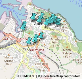 Mappa Via XXV Aprile, 60125 Ancona AN, Italia (0.792)