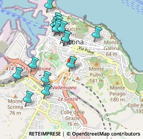 Mappa Via XXV Aprile, 60125 Ancona AN, Italia (1.07941)