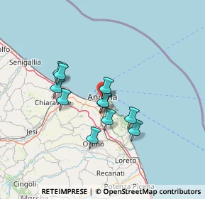 Mappa Via XXV Aprile, 60125 Ancona AN, Italia (11.09818)