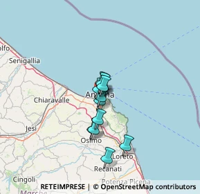 Mappa Via XXV Aprile, 60125 Ancona AN, Italia (8.57727)