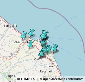 Mappa Via XXV Aprile, 60125 Ancona AN, Italia (7.7145)