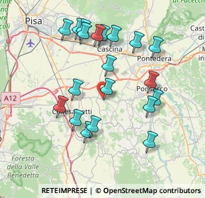 Mappa Via Giovanni Falcone, 56040 Collesalvetti LI, Italia (7.6715)