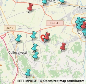 Mappa Via Giovanni Falcone, 56040 Collesalvetti LI, Italia (5.599)